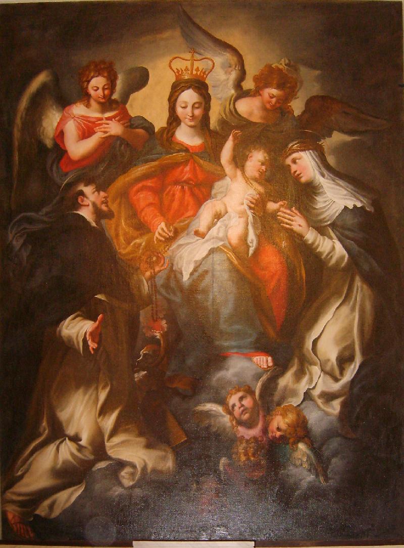 50-Piola D. (1668), Madonna del rosario tra San Domenico e Santa Caterina da Siena-beweb